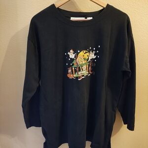 Vintage Malarkey Halloween Sweater Black M